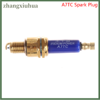 Zhangxiuhua หัวเทียน A7TC อิริเดียมประสิทธิภาพสูงสำหรับรถ ATV วิบากสกู๊ตเตอร์จักรยานวิบากอุปกรณ์เสริมมอเตอร์ไซค์