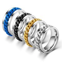 【CW】 2020 Rotatable Men Spinner Chain Punk can open beer soda