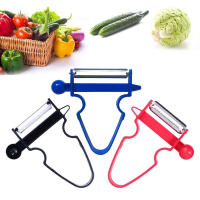 3 pcsset Magic Trio Peeler Slicer Shredder Julienne Cutter Peel Stainless Steel Vegetable Blade Zesters Kitchen Tools Dropship