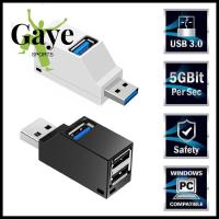 GS ใหม่ การถ่ายโอนข้อมูล แบบพกพา ความเร็วสูง USB 3.0 Hub อะแดปเตอร์ กล่องแยก 3 พอร์ต