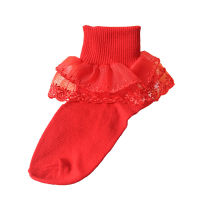 10pairslot Toddler Girl Princess Socks Spring Autumn Lace Medium Tube Stockings Pure Cotton Children Sock Infant Accessories