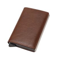 2020 Private customize Men Wallet Crazy Horse PU Leather Short Wallets Male Multifunctional Male Purse Coin Pocket Card Holder Wallets