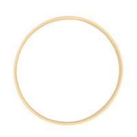 5X Dream Bamboo Rings,Wooden Circle Round Catcher DIY Hoop 10cm