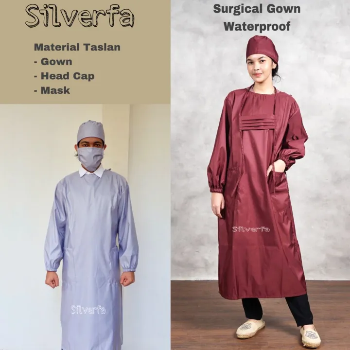 Surgical Gown Set / Baju Bedah / Baju Operasi / APD / Waterproof