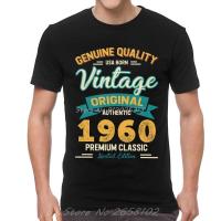 USA Born Vintage 1960 T เสื้อผู้ชายแขนสั้นผ้าฝ้ายเสื้อยืดคลาสสิก60th วันเกิด60ปี Tee Top Streetwear Tshirt ของขวัญคุณภาพสูงเสื้อยืด