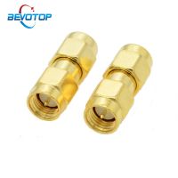 10 PCS/lot RF Adapter SMA Male plug to SMA Male plug For Raido Antenna RF Coaxial Adapter connector Converter Electrical Connectors