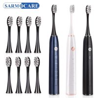 ZZOOI Sarmocare S700 Sonic Electric Toothbrush For Adults Inductive Charging Rechargeable Teeth Whitening Tooth Brush 8 Heads &amp; Case