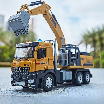 ✣▩ jiozpdn055186 O caminhão da máquina escavadora liga de diecast brinca veículos modelo do guindaste simulação o misturador tamanho grande brinquedos carro engenharia das crianças para meninos