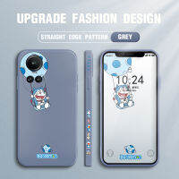 Mop เคส Mall สำหรับ OPPO Reno10 Pro 5G เคสโทรศัพท์ดีไซน์ด้านข้างลายการ์ตูนการ์ตูนการ์ตูนการ์ตูนการ์ตูนเรื่องโดราเอม่อนแมวเคสกล้องคลุมทั้งหมดปลอกซิลิโคนน้ำรูปแบบขอบสี่เหลี่ยม