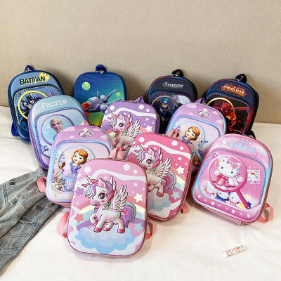 Unicorn HelloKitty Spider-Man Backpack for 5-9Y kids kindergarten Large Capacity Printing Fashion Multipurpose Bags