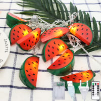 Watermelon Fairy Lights LED String Christmas Tree Garland Bedroom Living Room Decor New Year Window Curtain Patio Holiday Party