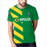 2022 World Cup Fan T-Sleeves World Cup Brazil Fan T-Shirt Football Fans Parent-Child Clothing