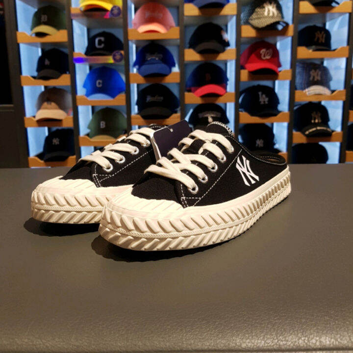 counter-genuine-รองเท้าผ้าใบ-mlb-ny-play-ball-origin-mule-york-yankees-shoes-mens-and-womens-canvas-shoes-3amuua11n-รองเท้าวิ่ง-รองเท้าผ้าใบกีฬา