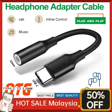 USB C to 3.5 mm Jack Female Auxiliary Audio Cable for Samsung Galaxy S23+  Connect your mobile to your headphones, headphones.