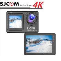 SJCAM กล้อง SJ8หน้าจอคู่กล้องแอคชั่นแคมเมรา4K 20MP 30FPS กันน้ำมองเห็นกลางคืน Wi-Fi กล้องกีฬากลางแจ้ง2.33 หน้าจอสัมผัส + 1.3 หน้าจอด้านหน้า