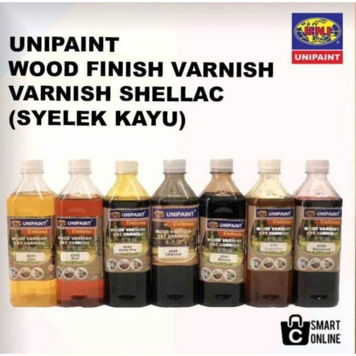 Paint Wood Finish Varnish / Shellac Kayu Syelek (Ready Stock) 400ml