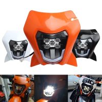 ✕☬✇ Motorcycle LED Headlight Headlamp Fairing For KTM EXC 300 450 690 R SMC-R XC XC-F SX 2012-2021 Dirt Bike Enduro LED Headlight