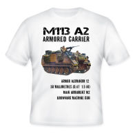 มาใหม่ล่าสุดเสื้อยืดแฟชั่นสำหรับผู้ชายรถหุ้มเกราะ M113 A2แฟชั่นสำหรับผู้ชายเสื้อยืดคอกลมแขนลำลองขาสั้นแฟชั่นพิมพ์ลายเสื้อคอกลมผ้าคอตตอน100% ฤดูร้อน