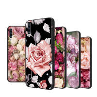 Peony Rose Flowers ซิลิโคน เคสโทรศัพท์ หรับ OPPO  ปก