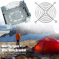 【YP】 Outdoor Camping Stove Wax Furnace with Disc Wire Bracket Sets Cookware