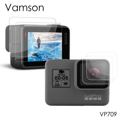 for Gopro hero 7 Black 6 5 Accessories 3 in 1 Lens Protection Cover+LCD Screen Protector + Lens Protector VP709A