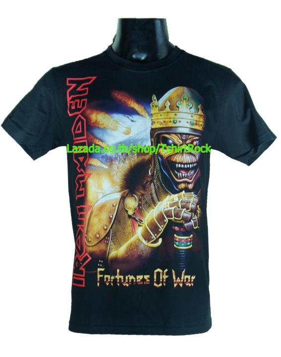 เสื้อวง-iron-maiden-ไอเอิร์นเมเดน-ไซส์ยุโรป-เสื้อยืดวงดนตรีร็อค-เสื้อร็อค-irn1000-สินค้าในประเทศ