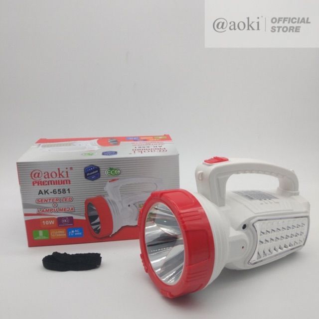 Senter Tangan Led Lampu Emergency Lampu Darurat Aoki Ak Lazada Indonesia