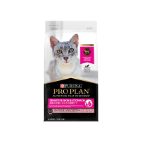 ProPlan  Sensitive Skin &amp; Stomach ( Salmon &amp; Tuna ) 1.5 kg. อาหารสำหรับแมวโต 1-7 ปี สูตรดูแลผิวหนังและทางเดินอาหาร