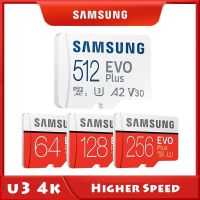 SAMSUNG EVO Plus Memory Card 32GBSDHC 64GB128GB256GB512GB SDXC Micro SDTF Flash Cards MicroSD UHS-1 For Phone Camera