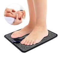 ZZOOI 6 Modes EMS Foot Massage Mat Physiotherapy Electric Muscle Stimulator Foldable Massage Mat Improve Blood Circulation Relief Pain