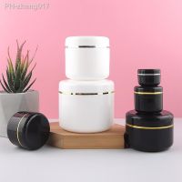 30pcs 10g 20g 30g 50g 100g Cosmetic Cream Jar Pot Empty Plastic Makeup Sample Bottle Refillable Cosmetic Container White Black