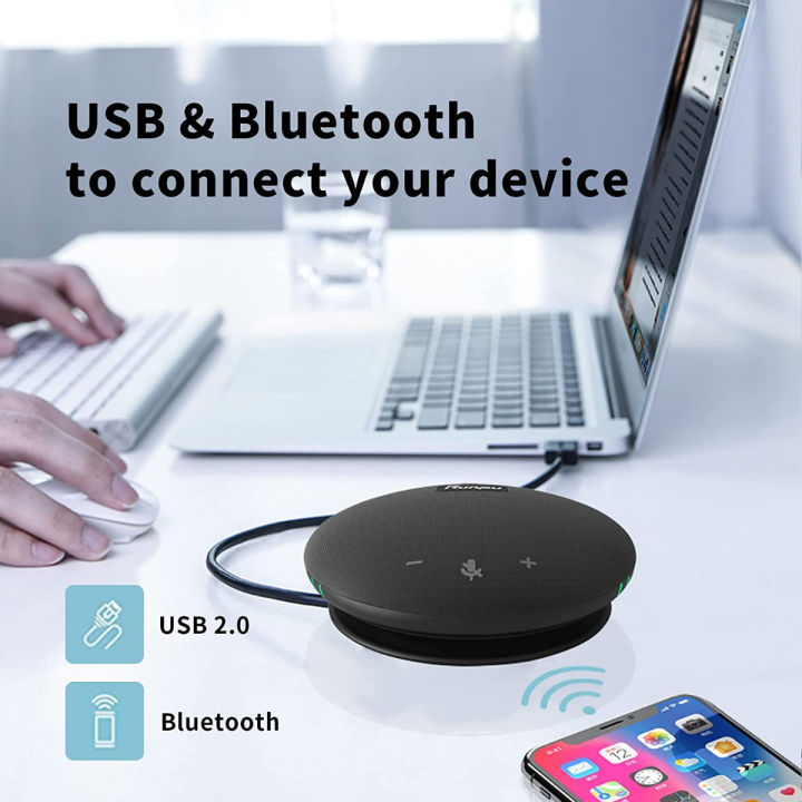 runpu-bluetooth-conference-speaker-with-microphone-usb-speakerphone-computer-speaker-with-microphone-360-voice-pickup-echo-amp-noise-canceling-omnidirectional-microphone-rp-m55b
