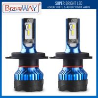 BraveWay Led Car Headlight Bulbs H4 H7 H1 Turbo Led 9006 HB4 Led Bulbs All for Car Fog Light H11 HB3 Lamp for Auto Light Bulbs