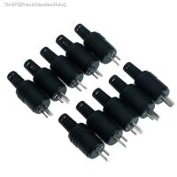 ❆☒ 10pcs High Quality 2 Pin Din Male Plug Hifi Loudspeaker Audio Connector For Speaker