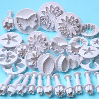 33 Pcsset Cake Decorating Tools Fondant Plunger Cutters Tools Cookie Biscuit Cake Mold Flower Set Baking Accessories