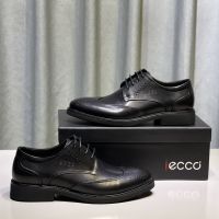 Original Ecco Mens outdoors Fashion Casual shoes work shoes leather shoes XMD70115