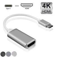 VIVACIOUS63AV0 USB AVOCATION ชนิด C ถึงสาย HDMI ชนิด C เพื่อพอร์ตรับสัญญาณภาพคุณภาพสูงแบบตัวเมีย USB อะลูมิเนียม USB C เพื่อหัวแปลงสัญญาณ HDMI ทนทานแกนทองแดงบริสุทธิ์ HTV สายเคเบิลสำหรับ MacBook/Huawei/Samsung/Netflix