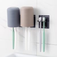 【CW】 Toothbrush Holder Cup Storage Wall Brushing Cups Rack Products