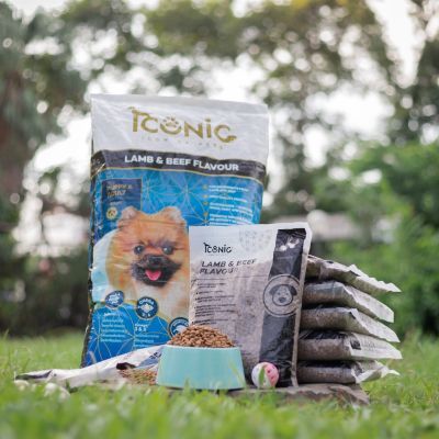 สุนัขกระสอบ ICONIC (ไอโคนิค) อาหารสุนัข ทุกช่วงวัย 15 kg.