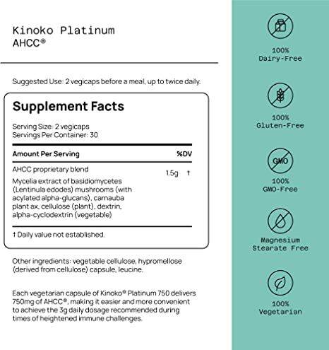 quality-of-life-kinoko-platinum-ahcc-60-capsules-alpha-glucans