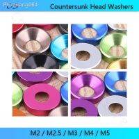 Aluminum Alloy Washer M2 M2.5 M3 M4 M5 Colourful Anodized Gasket RC Car Parts Accessories for Flat Bolts Countersunk Head Screws