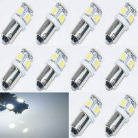 10ชิ้น T11 BA9S T4W 3886X H6W 363 5050 5LED โดมตกแต่งภายในรถยนต์ไฟส่องแผนที่หลอดไฟ