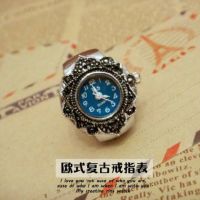 ❀❀ European and style retro watches rings versatile creative wristwatches for men women couples