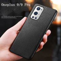 ♘♣ New Arrival Genuine Leather Back Case for Oneplus 9 Top Layer Cow Leather Phone Cover Shell for Oneplus 9 Pro funda skin coque