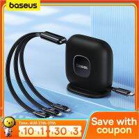 Baseus USB C แบบ3 In 1 100W พับเก็บได้สำหรับ14 13เครื่องชาร์จตั้งโต๊ะ USB Type C ชาร์จเร็วสำหรับ Macbook เหมาะสำหรับ Samsung ที่เหมาะกับ Xiaomi