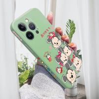 Case4you เคสซิลิโคนสำหรับ iPhone 14 iPhone 14 Pro 14 Pro 14 Pro Max 14 Plus ลายการ์ตูนน่ารักดีไซน์ขอบเคสป้องกันกล้องแบบเต็ม