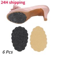 6 Pcs Anti-Slip Self-Adhesive Shoes Mat High Heel Sole Protector Rubber Pads Cushion Non Slip Insole Forefoot High Heels Sticker