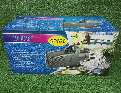 ปั้มน้ำยอดนิยม SONIC SP-620 ปั๊มดูดน้ำ ปั้มน้ำบ่อปลา ปั๊มน้ำพุ น้ำตก ขนาด 20,000 ลิตรต่อชั่วโมง SP620 ราคาถูก