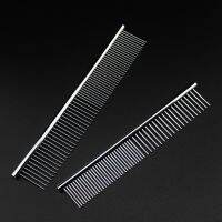 New Dog Comb Long Thick Hair Fur Removal Brush 16/19cm Stainless Steel Lightweight Pets Dog Cat Grooming Combs for Shaggy Dogs