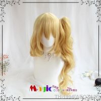 AEOZAD Anime touhou projeto flandre Scarlet คอสเพลย์ peruca furandōru sukreretto dourado encaracolado resistente ao calor do cabelo sintético dia das bruxas